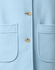 Fabric image thumbnail - A.P.C. - Nina Light Blue Wool Coat