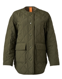 Purila Green Quilted Jacket