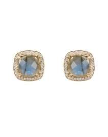 Labradorite Square Stud Earrings