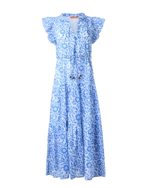 Jakarta Blue and White Cotton Dress