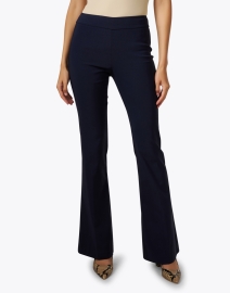 Front image thumbnail - Avenue Montaigne - Bellini Navy Signature Stretch Pull On Pant