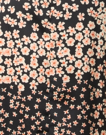 Fabric image thumbnail - Tara Jarmon - Rillyta Black Floral Print Midi Dress