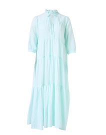 Product image thumbnail - Honorine - Giselle Blue Tiered Maxi Dress