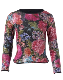 Product image thumbnail - Chiara Boni La Petite Robe - Maisa Floral Sequin Top