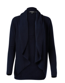 Product image thumbnail - Repeat Cashmere - Navy Cashmere Circle Cardigan