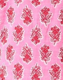 Fabric image thumbnail - Ro's Garden - Deauville Pink and Red Printed Shirt Dress