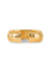 Back image thumbnail - Ben-Amun - Gold Cobra Cuff Bracelet