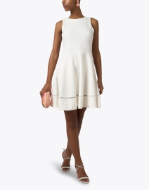 Look image thumbnail - Emporio Armani - White Fit and Flare Dress
