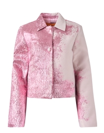 Kiana Pink Metallic Print Jacket
