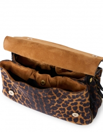 Front image thumbnail - Jerome Dreyfuss - Bobi Leopard Suede Crossbody Bag
