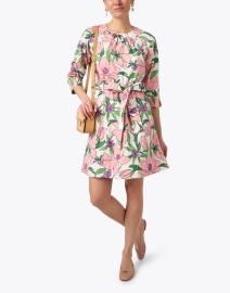 Look image thumbnail - Banjanan - Irene Pink Multi Print Cotton Dress