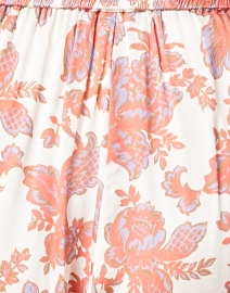 Fabric image thumbnail - Chloe Kristyn - Coral and White Floral Pant