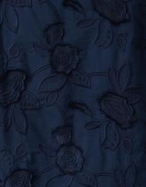 Fabric image thumbnail - Hinson Wu - Nicola Navy Embroidered Floral Blouse