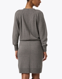 Back image thumbnail - Brochu Walker - Idris Grey Sweater Dress
