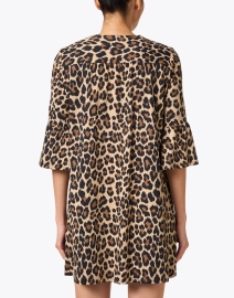 Back image thumbnail - Jude Connally - Kerry Neutral Leopard Printed Dress