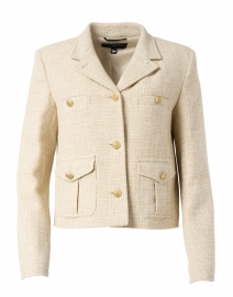 Saggio Cream Tweed Jacket 
