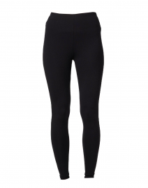 Product image thumbnail - Eileen Fisher - Black Stretch Jersey Ankle Legging