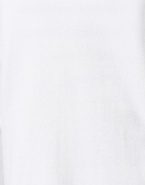 Fabric image thumbnail - Kinross - White Zip Cotton Cardigan