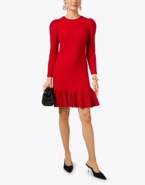 Look image thumbnail - Madeleine Thompson - Doyle Red Knit Dress