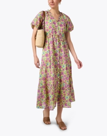 Look image thumbnail - Banjanan - Poppy Multi Floral Print Cotton Dress