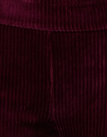 Fabric image thumbnail - Avenue Montaigne - Alex Red Corduroy Cropped Wide Leg Pant