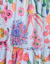 Fabric image thumbnail - Banjanan - Bazaar Blue Multi Print Cotton Dress