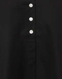 Fabric image thumbnail - Hinson Wu - Betty Black Button Down Stretch Cotton Shirt