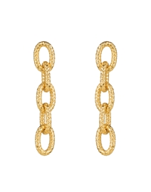 Product image thumbnail - Sylvia Toledano - Gold Link Drop Earrings