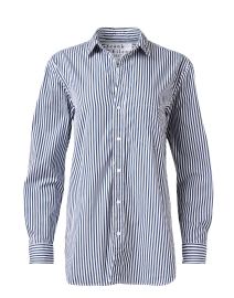 Joedy Blue and White Stripe Poplin Shirt