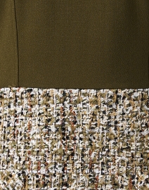 Fabric image thumbnail - Jason Wu Collection - Olive Green Tweed Dress