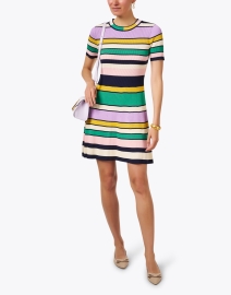 Look image thumbnail - Shoshanna - Nora Multi Stripe Knit Dress
