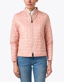 Front image thumbnail - Cinzia Rocca - Pink Puffer Jacket