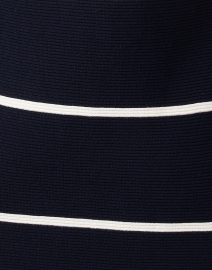 Fabric image thumbnail - Saint James - Costa Navy Striped Cotton Dress