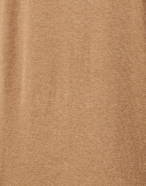 Fabric image thumbnail - Weekend Max Mara - Kiku Camel Mock Neck Sweater