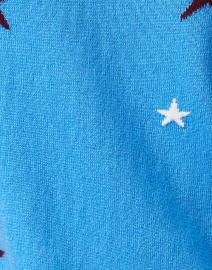 Fabric image thumbnail - Chinti and Parker - Blue Wool Cashmere Intarsia Sweater 
