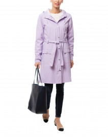 Lavender Curve Waterproof Raincoat