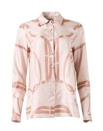 Product image thumbnail - Rani Arabella - Lexington Pink Print Silk Shirt