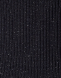 Marc Cain - Navy Ribbed Lurex Wool Sweater 