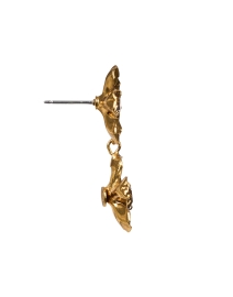 Back image thumbnail - Jennifer Behr - Emelia Gold Drop Earrings