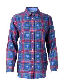 Halsey Blue and Red Plaid Shirt