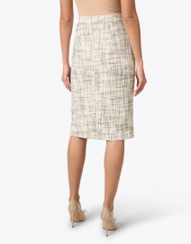 L.K. Bennett - Lottie Cream Multi Cotton Tweed Skirt