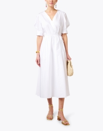 Look image thumbnail - Jason Wu Collection - White Wrap Dress