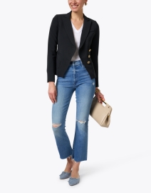 Look image thumbnail - Mother - The Hustler Distressed High Waist Ankle Jean