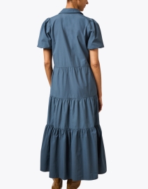 Back image thumbnail - Brochu Walker - Havana Blue Midi Dress