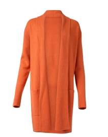 Orange Cotton Cashmere Travel Coat