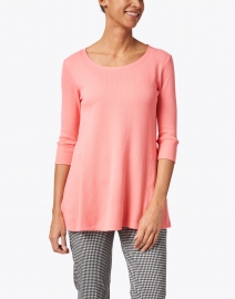 Front image thumbnail - Southcott - Fancy Free Coral Cotton Thermal Top