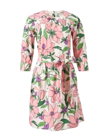 Product image thumbnail - Banjanan - Irene Pink Multi Print Cotton Dress
