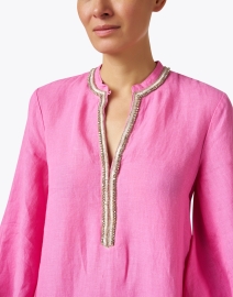 Extra_1 image thumbnail - 120% Lino - Pink Linen Dress 
