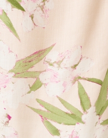 Fabric image thumbnail - Rani Arabella - Pink Floral Print Cashmere Silk Poncho