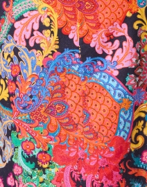 Fabric image thumbnail - Megan Park - Carnival Multi Paisley Print Linen Dress